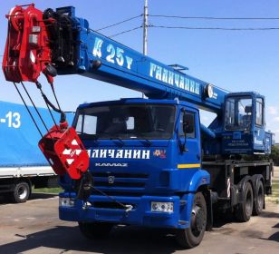 Фото к объявлению «Автокран КАМАЗ 25 тонн....»